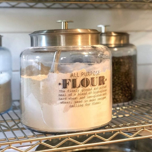 Talented Kitchen 36 Clear Labels Plus Bonus Set Organization For Jars Bins Boxes - Picture 9 of 11